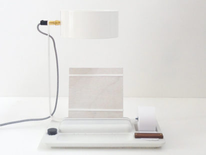 Back-to-Basic desk lamp / concrete white - Image 2