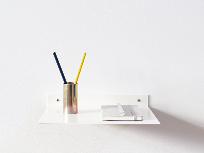 Steel Wall Shelf // White - Image 2