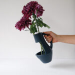 Side open vase