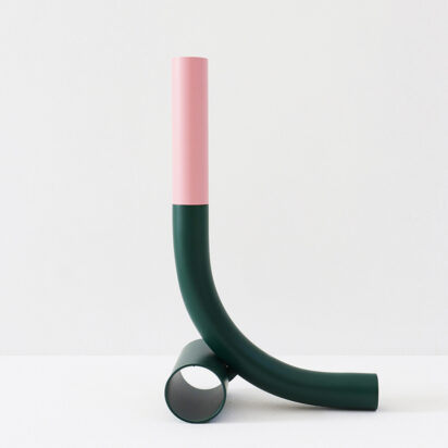 Brief Encounter / dark green_pink